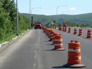 Elderlee Guardrail Installation Road Closure